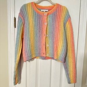 More to Come/Revolve rainbow cardigan
